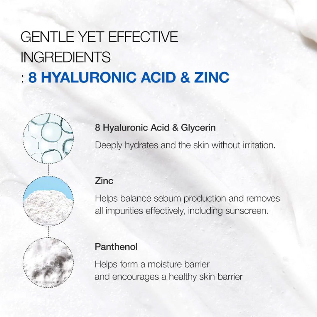 Anua 8 Hyaluronic Acid Hydrating Gentle Foaming Cleanser 150 mL Anua