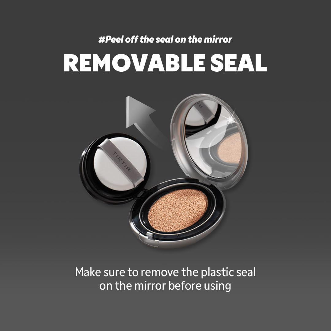 TIRTIR Mask Fit Aura Silver Cushion Foundation 27C Cool Beige TIRTIR