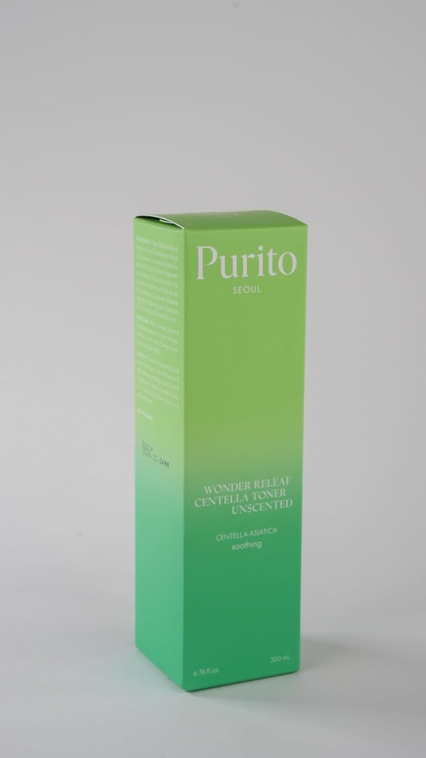 PURITO SEOUL Wonder Releaf Centella Unscented Toner box packaging