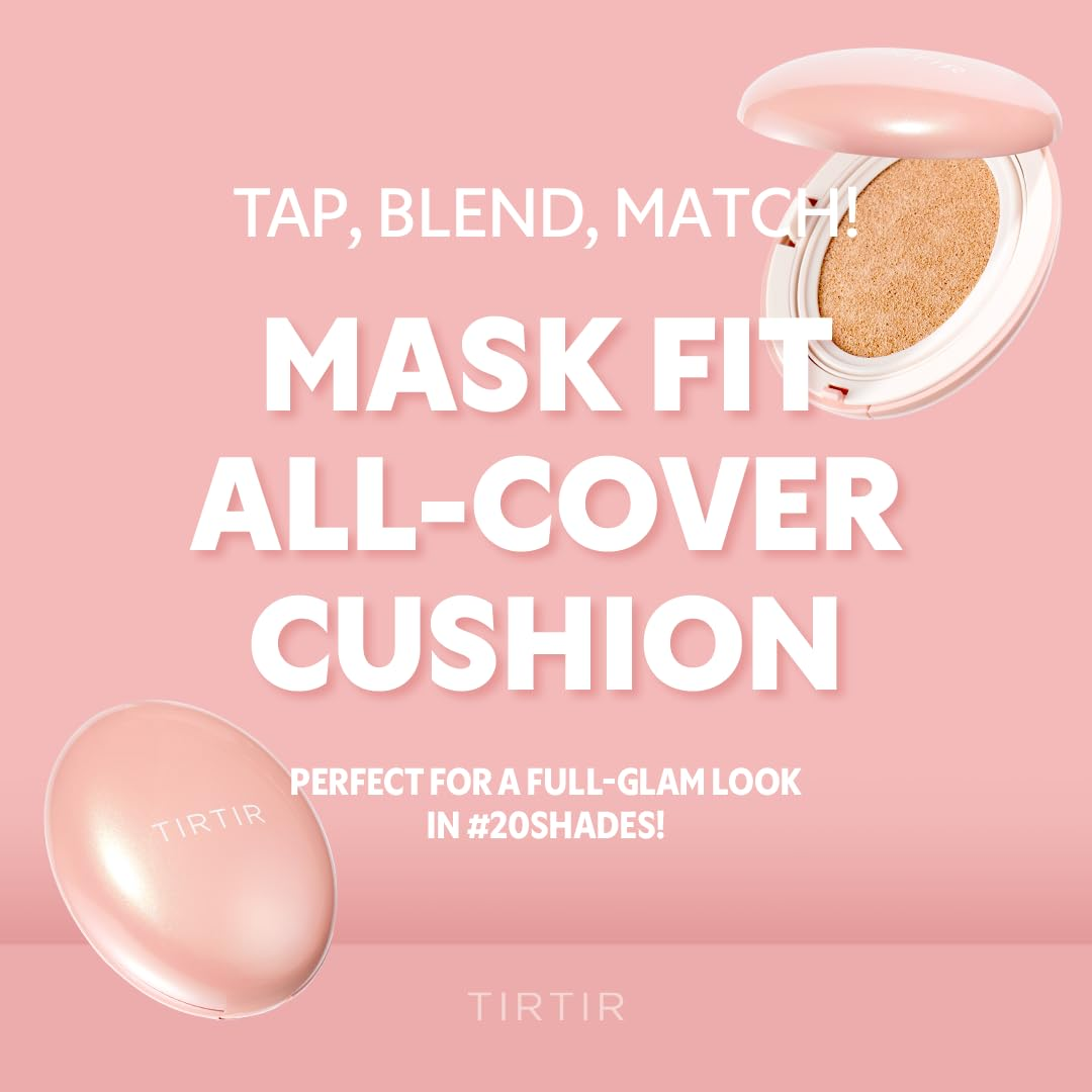 TIRTIR Mask Fit All Cover Pink Cushion Foundation 27N Camel TIRTIR