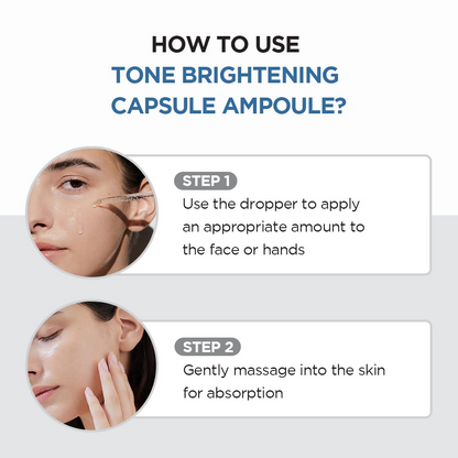 woman applying product to show instructions to use
