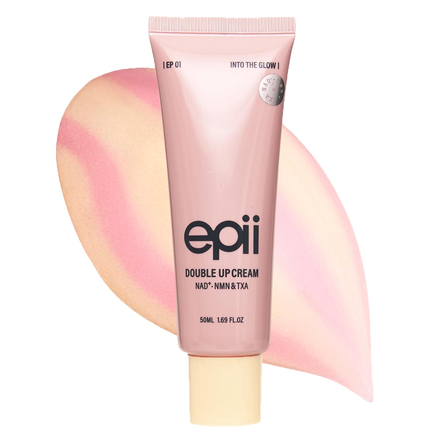 epii Double Up Cream NAD+ NMN and TXA 50ml dual Korean moisturizer with Tranexamic Acid, Niacinamide and Squalane for dark spots, hydration, firmness and radiant skin in UAE.