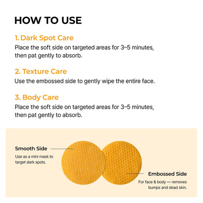 Dr. Melaxin TX Kojic Acid Turmeric Toner Pads 70 Pads UAE