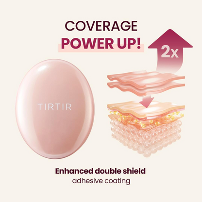 TIRTIR Mask Fit All Cover Pink Cushion Foundation 27N Camel TIRTIR
