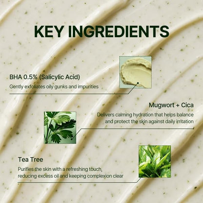 Orien Mugwort Zero Film Cleansing Foam 150ml | Gentle Korean Facial Cleanser