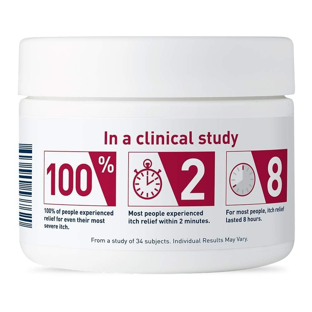 back side of CeraVe Itch Relief Moisturizing Cream 340g jar