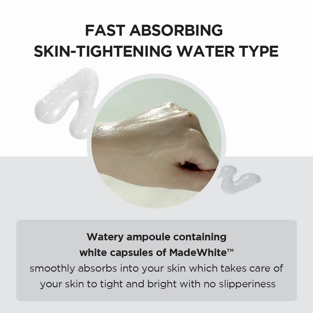 Tone Brightening Capsule applied on hand
