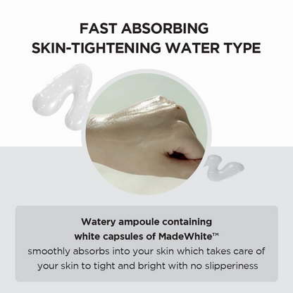 Tone Brightening Capsule applied on hand