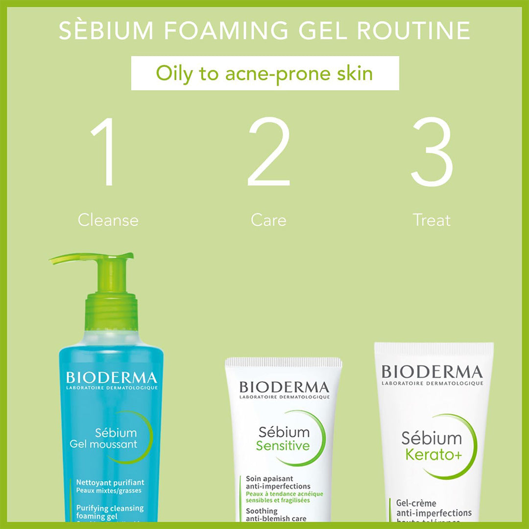 Bioderma Sebium Gel Moussant Face Wash 200mL BioDerma