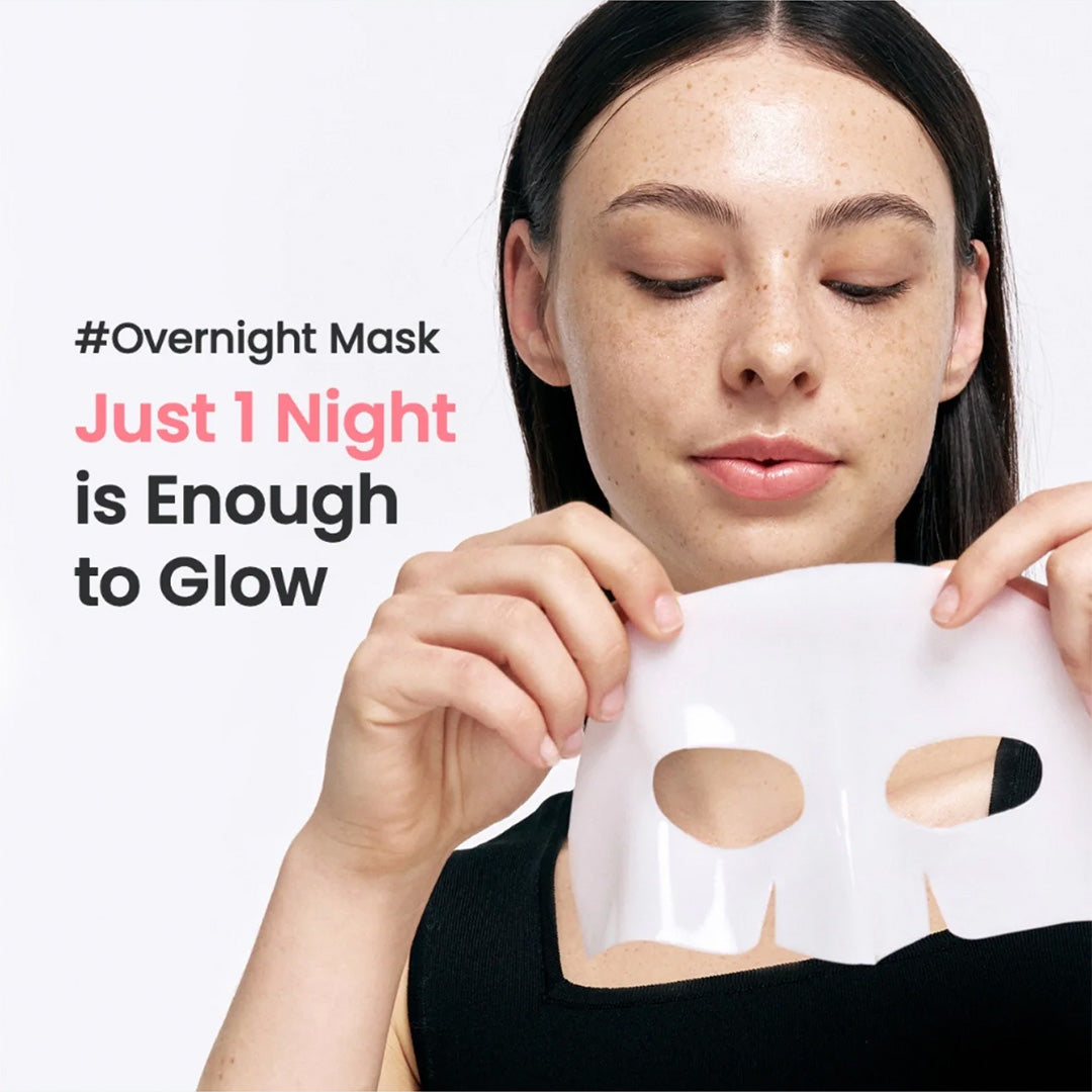woman holding BIODANCE Bio-Collagen Real Deep Mask