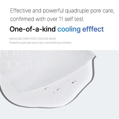 medicube Zero Pore Cooling Mask with product