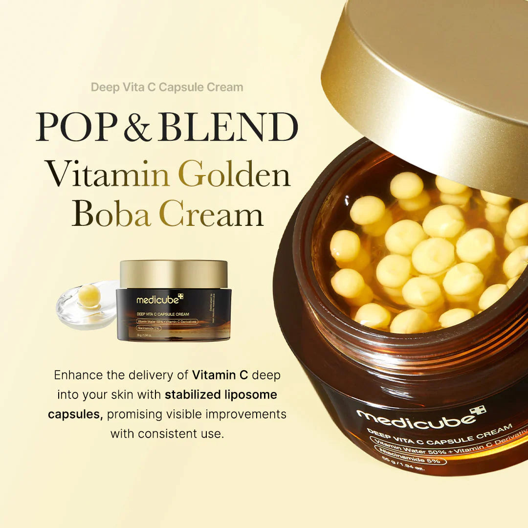 medicube Deep Vita C Capsule Cream 55g Pop & Blend 