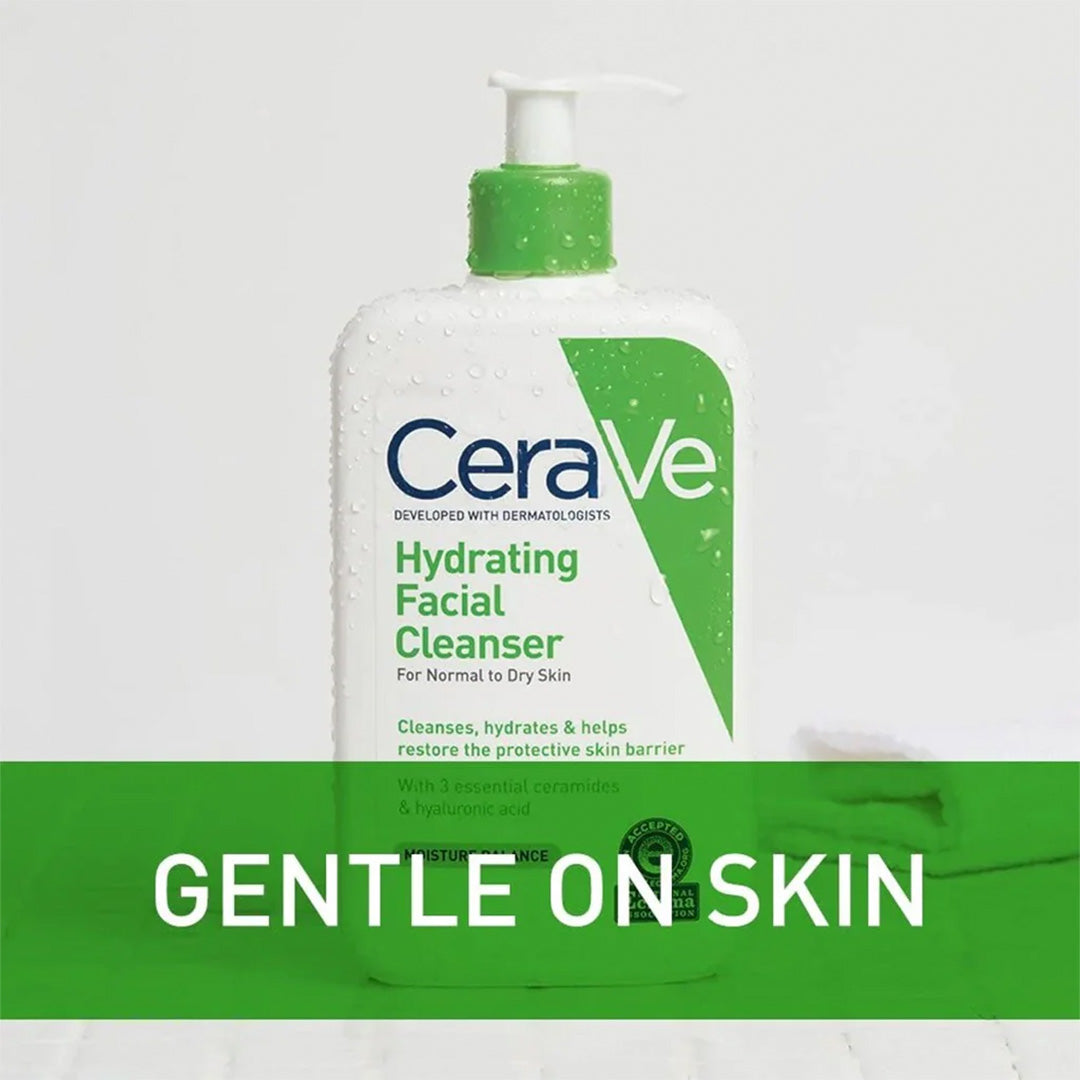 CeraVe Hydrating Cleanser  for Normal to Dry skin with Hyaluronic Acid and Ceramides 236 mL CeraVe