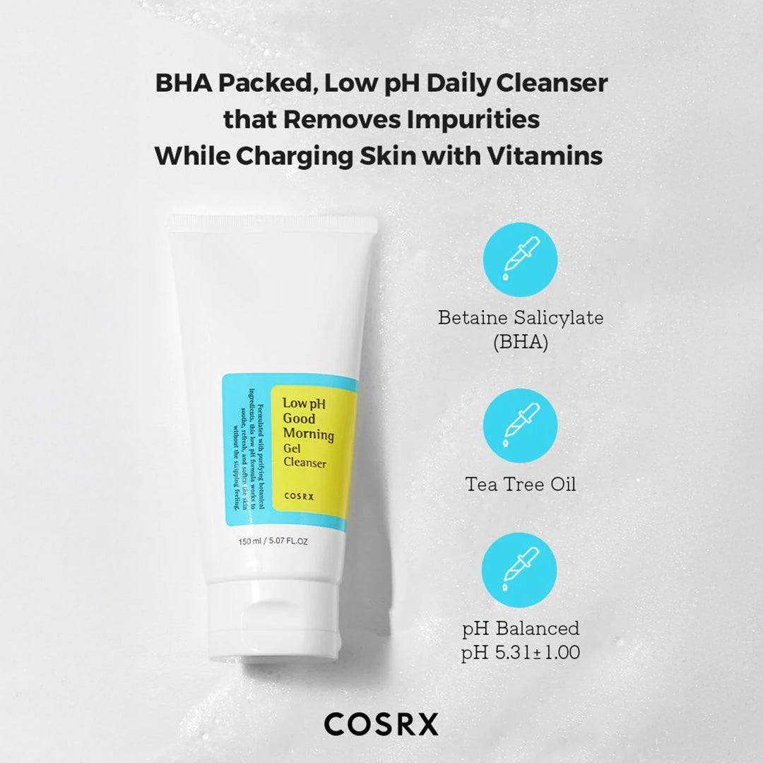 COSRX Low PH Good Morning Gel Cleanser For All Skin Types 150 mL COSRX