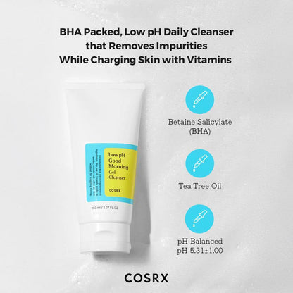 COSRX Low PH Good Morning Gel Cleanser For All Skin Types 150 mL COSRX