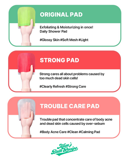 Mom’s Bath Recipe Body Peeling Pad Trouble Care (8 Sheets) Mom's Bath Recipe