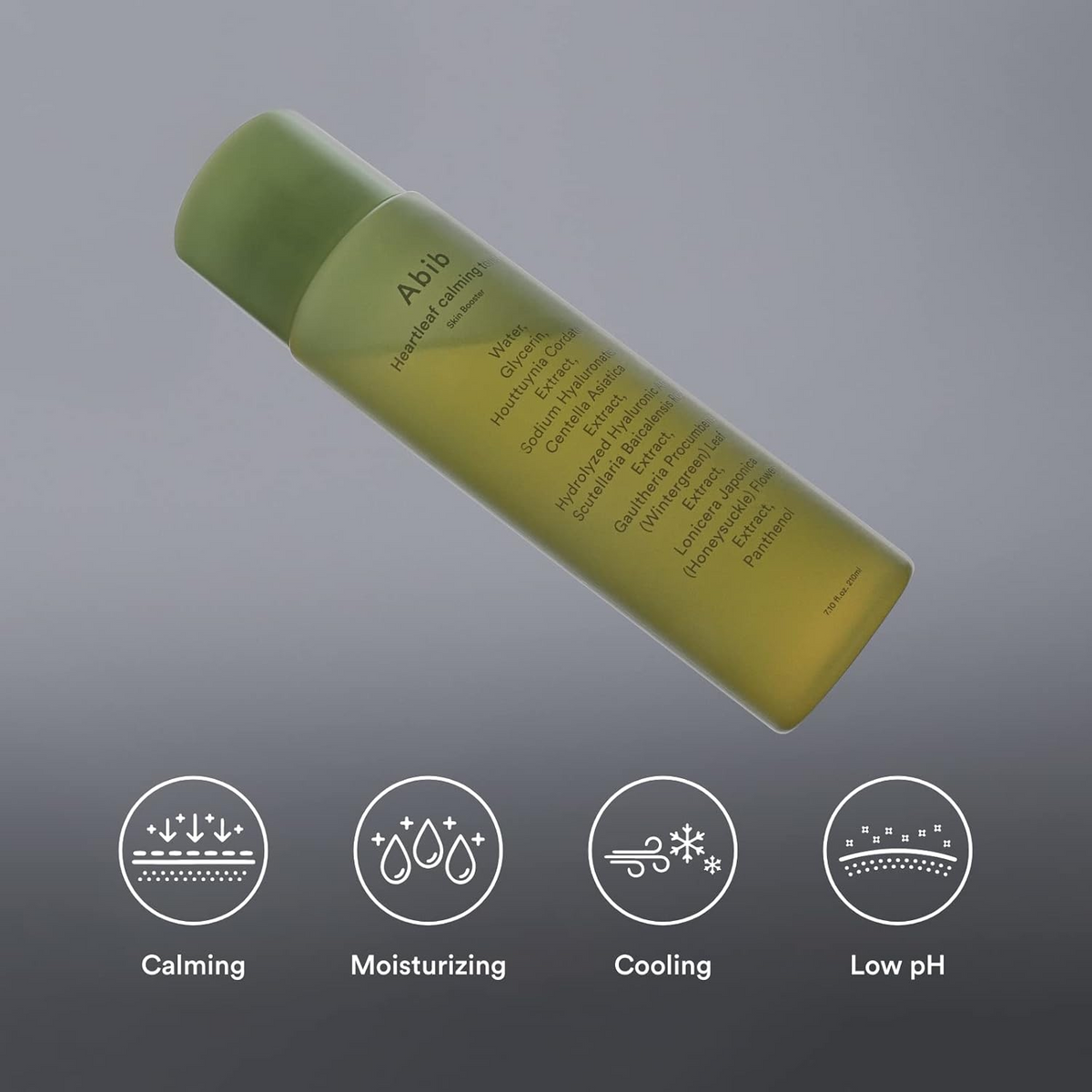 Abib Heartleaf Calming Toner Skin Booster 210mL bottle