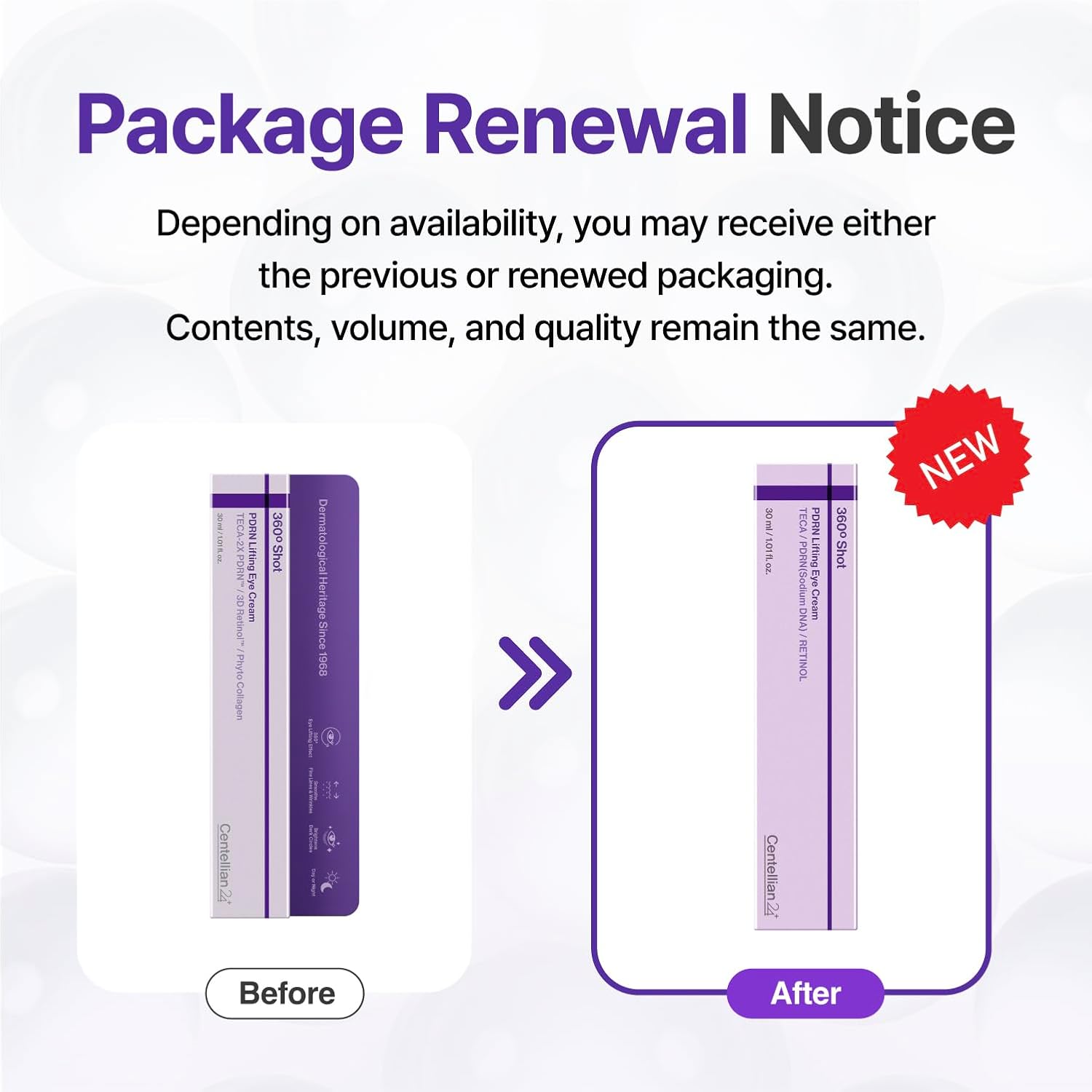 Centellian24 360° Shot PDRN Lifting Eye Cream with Retinol 30mL