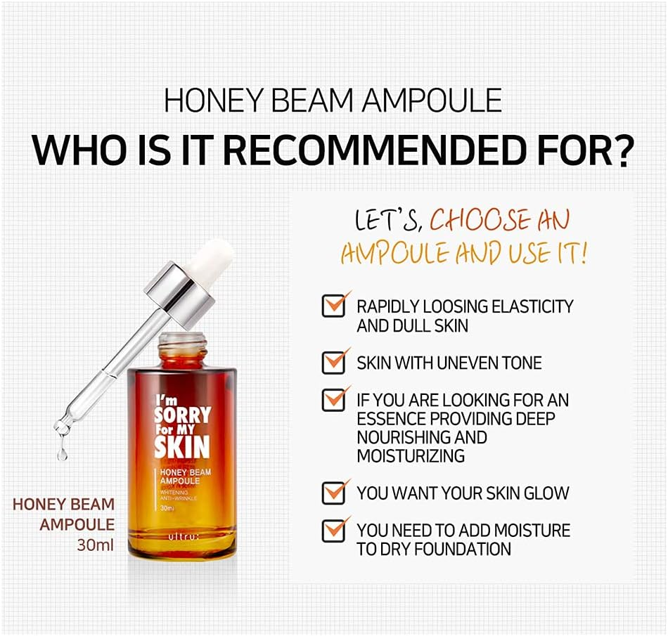 ultru I'm Sorry for My Skin Honey Beam Ampoule 30mL ultru