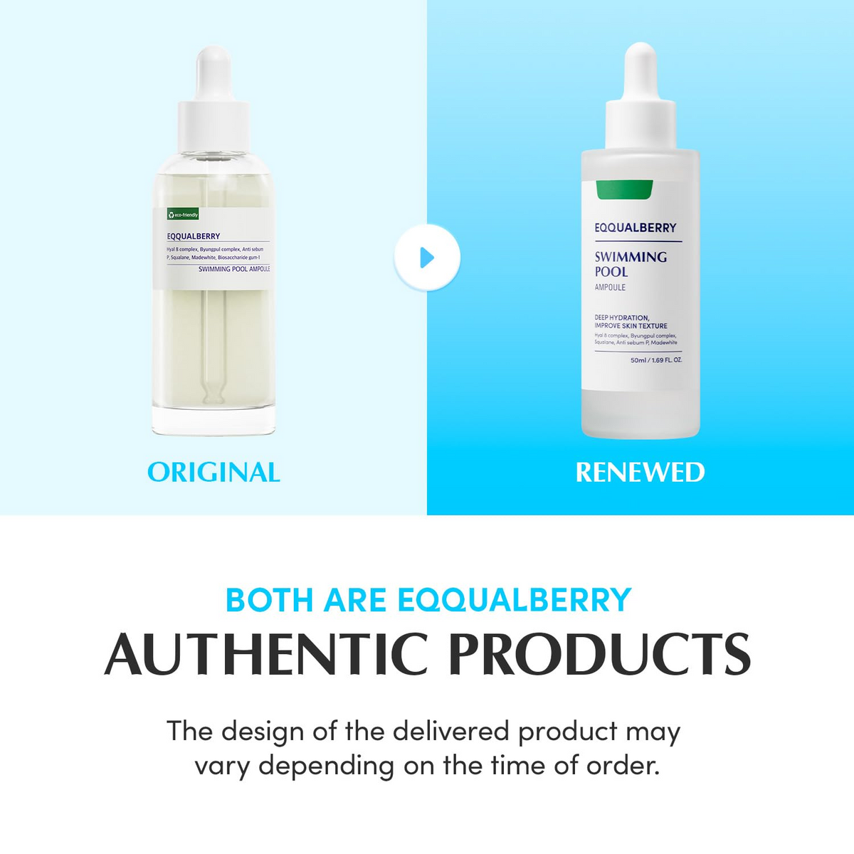 EQQUALBERRY Swimming Pool Ampoule 50mL EQQUALBERRY