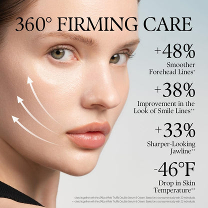 d’Alba Signature Allthera Double Shot Korean RF, dual-ultrasound and cooling beauty device for facial firming, contour care, elasticity and soothing home treatments in UAE.