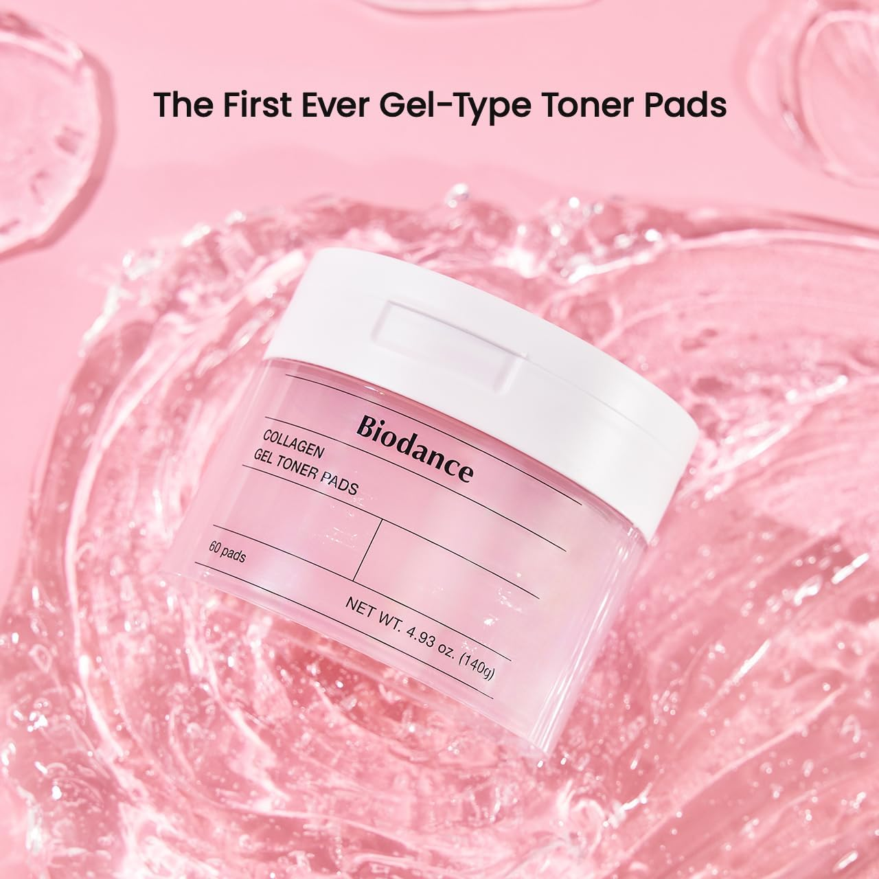 BIODANCE Collagen Gel Toner Pads (60 Pads/140g) container
