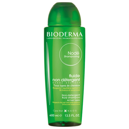 a bottle of BIODERMA Nodé Shampoo 400mL