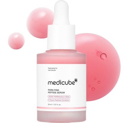medicube PDRN Pink Peptide Serum, Pink glow serum, 30 mL MediCube