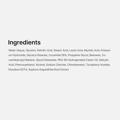 medicube Red Foam Cleanser ingredients list