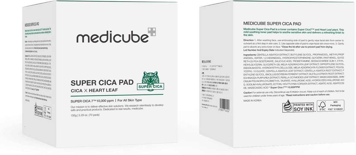 medicube Super Cica Pads (70 Pads) MediCube