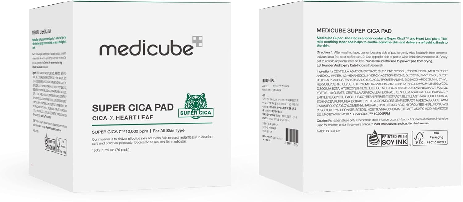 medicube Super Cica Pads (70 Pads) MediCube