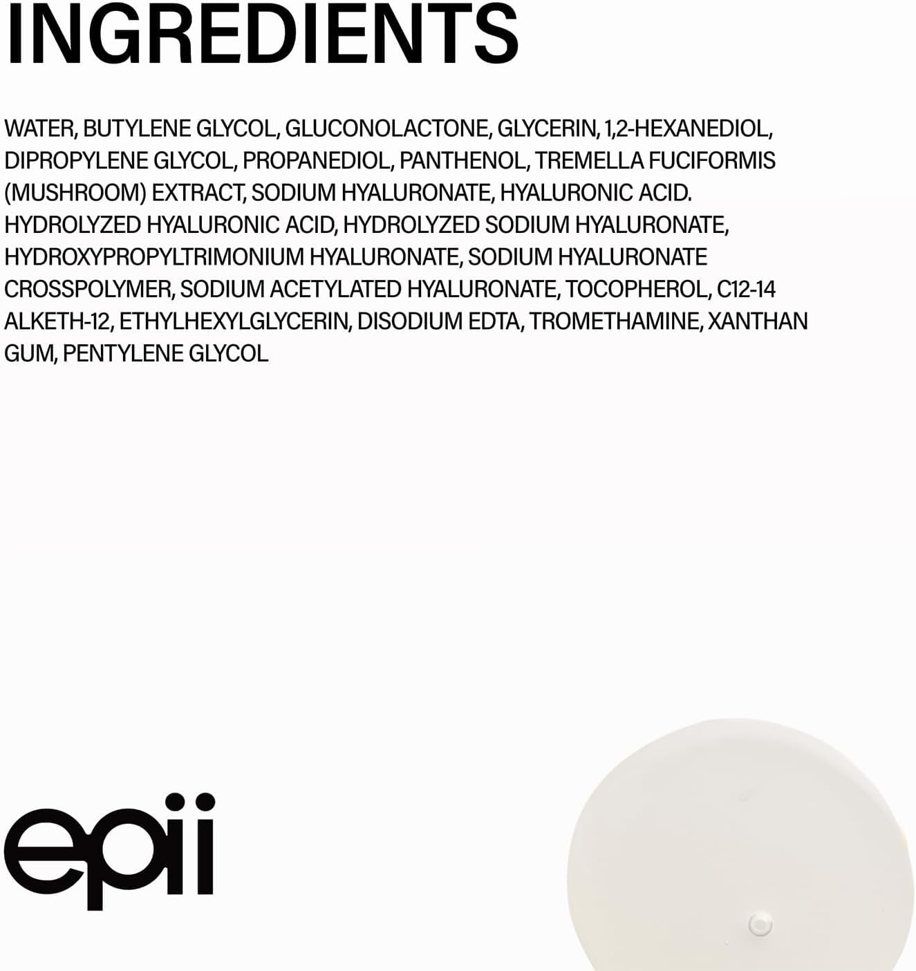 epii New Skin Toner Snow Mushroom and 5% PHA 145ml hydrating Korean exfoliating toner with Panthenol and Hyaluronic Acid for smoother, radiant skin in UAE.
