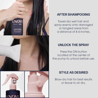 UNOVE No-Wash Water Ampoule Treatment 200mL UNOVE