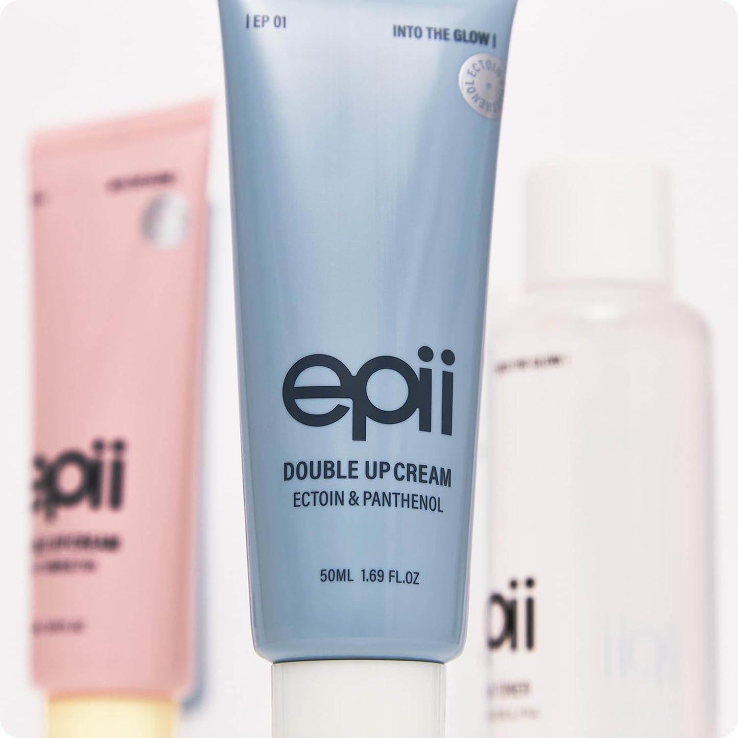 epii Double Up Cream Ectoin and Panthenol 50ml dual moisturizer with 15% Squalane, Niacinamide and Allantoin for soothing hydration and skin-barrier support in UAE.