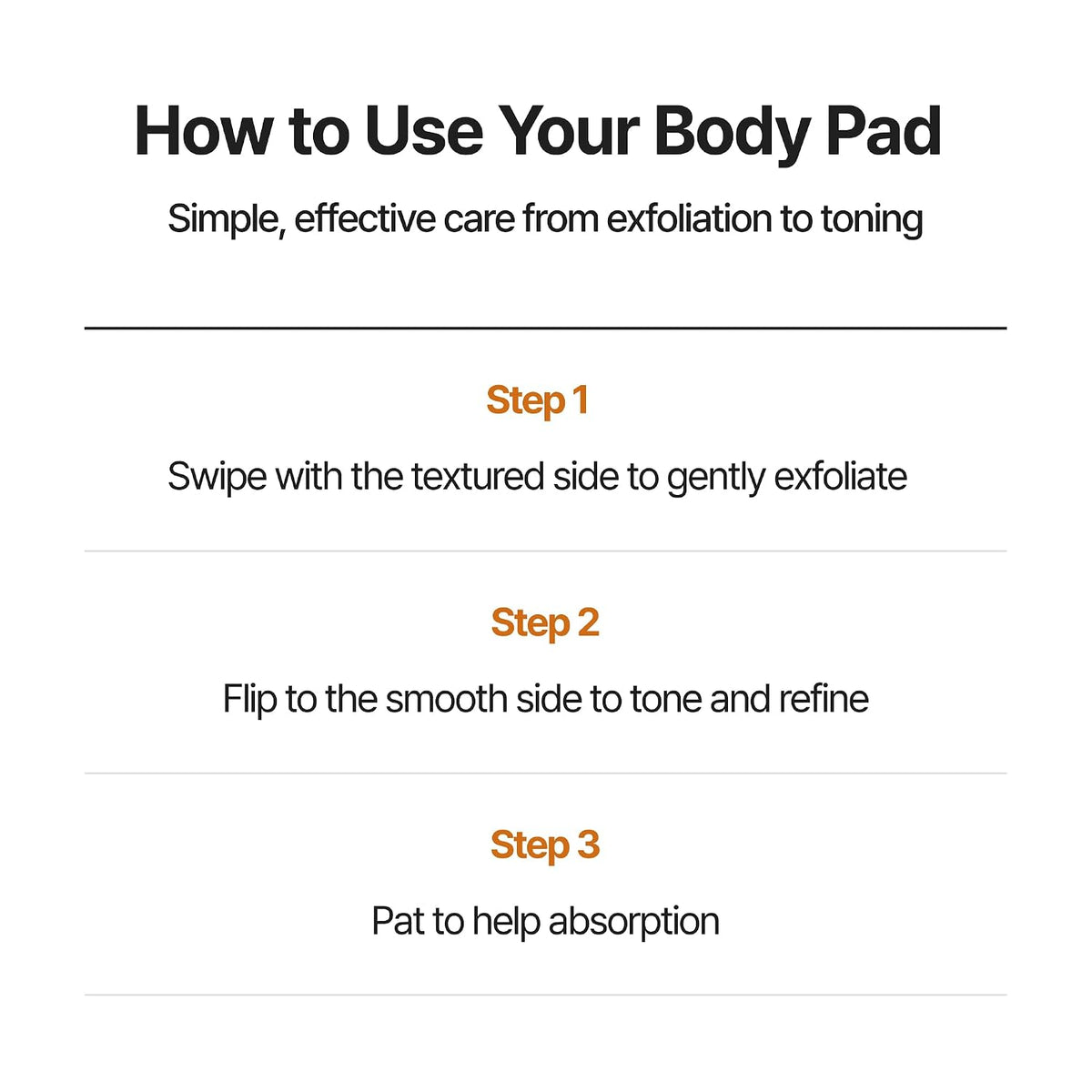 Celimax TXA Body Clarifying Pad 50 Pads with 3% AHA, 0.5% Tranexamic Acid, 2% Niacinamide and 0.3% BHA for dark underarms, rough body texture and even skin tone in UAE.