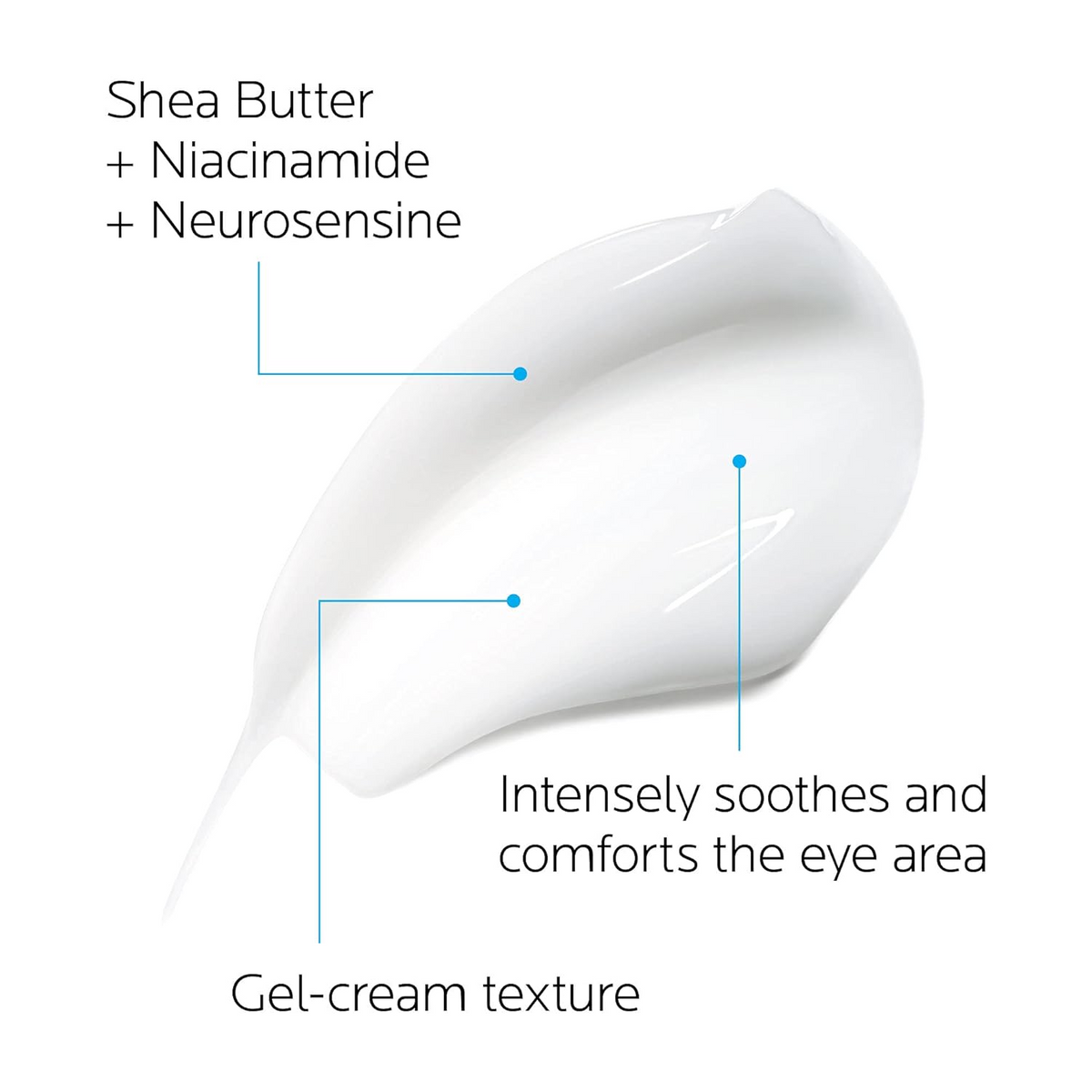 LA ROCHE-POSAY Toleriane Dermallergo Eye Cream product swatch