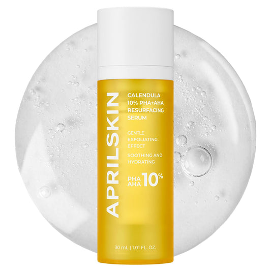 APRILSKIN - Calendula 10% PHA+AHA Resurfacing Serum bottle