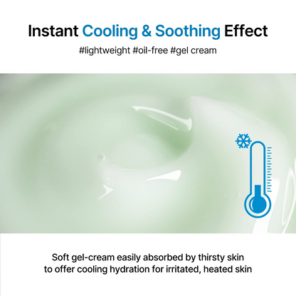celimax The Real Cica Soothing Cream 50mL product poured on surface