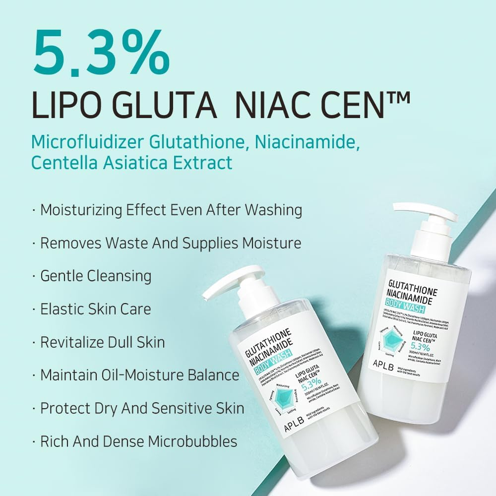 APLB Glutathione Niacinamide Body Wash 300mL APLB