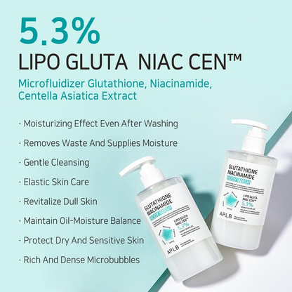 APLB Glutathione Niacinamide Body Wash 300mL APLB