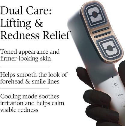 d’Alba Signature Allthera Double Shot Korean RF, dual-ultrasound and cooling beauty device for facial firming, contour care, elasticity and soothing home treatments in UAE.