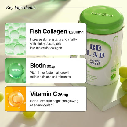 BB LAB Low Molecular Collagen Biotin Plus 30 Sticks