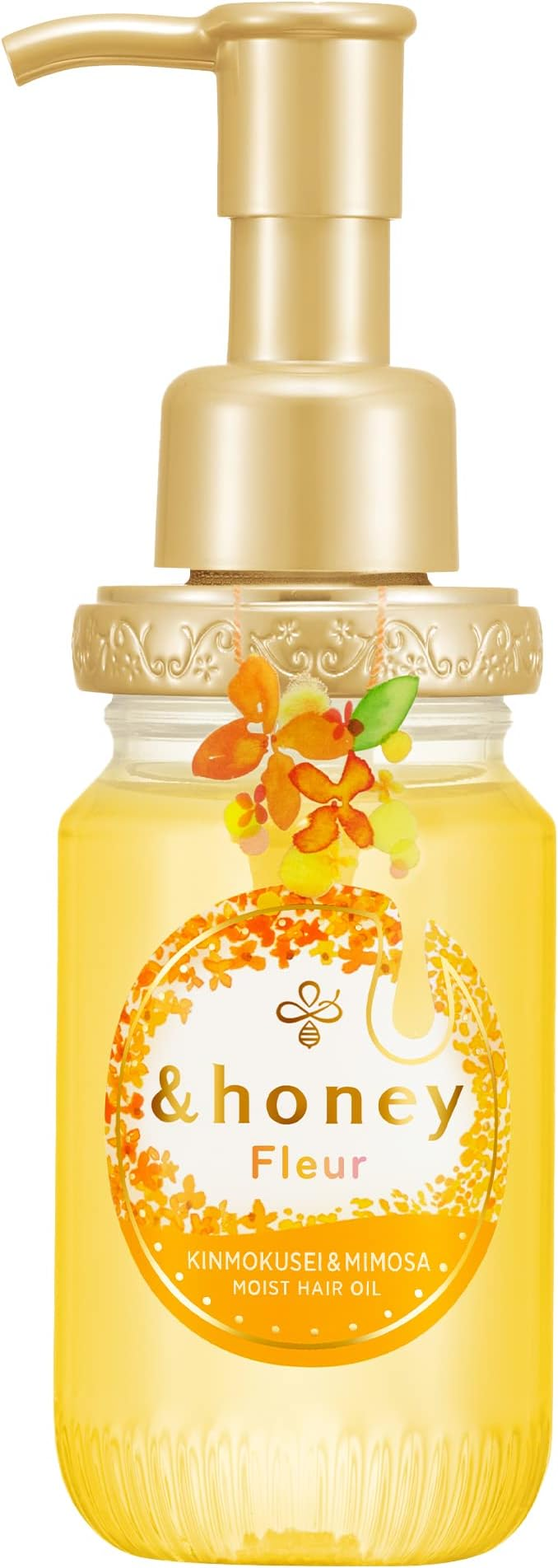 &honey Fleur Kinmokusei & Mimosa Moist Hair Oil 100mL &honey
