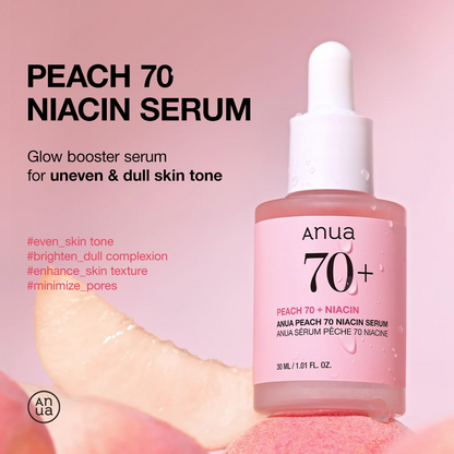 Anua Peach 70+ Niacin Serum bottle