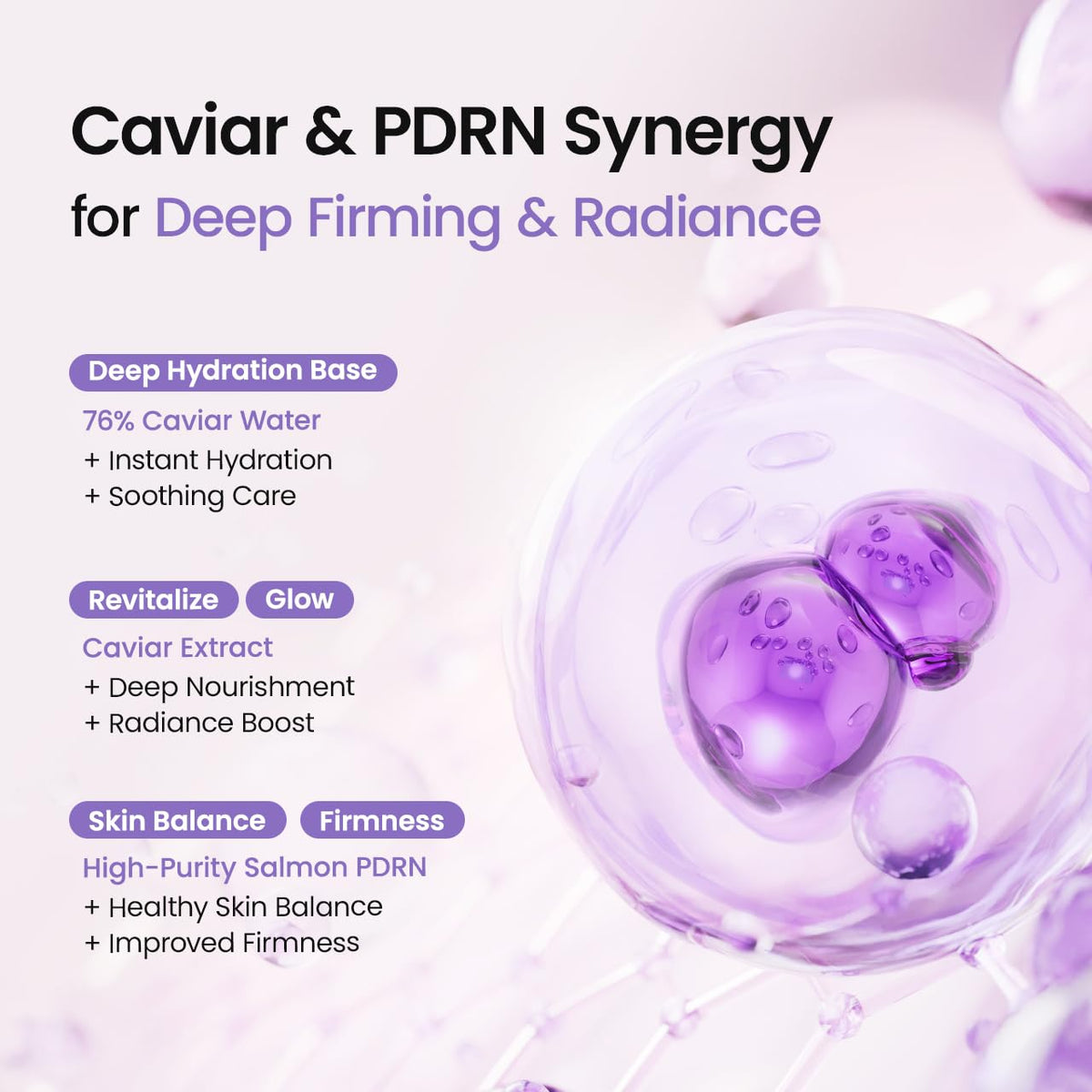 Biodance Caviar PDRN Jelly Serum Mist 50ml with 76% Caviar Water and Salmon PDRN UAE