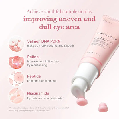 medicube Salmon DNA PDRN Pink Peptide Eye Cream 30mL MediCube