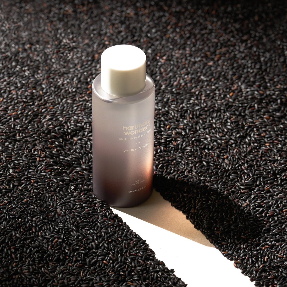 a bottle of haruharu wonder Black Rice Hyaluronic Toner