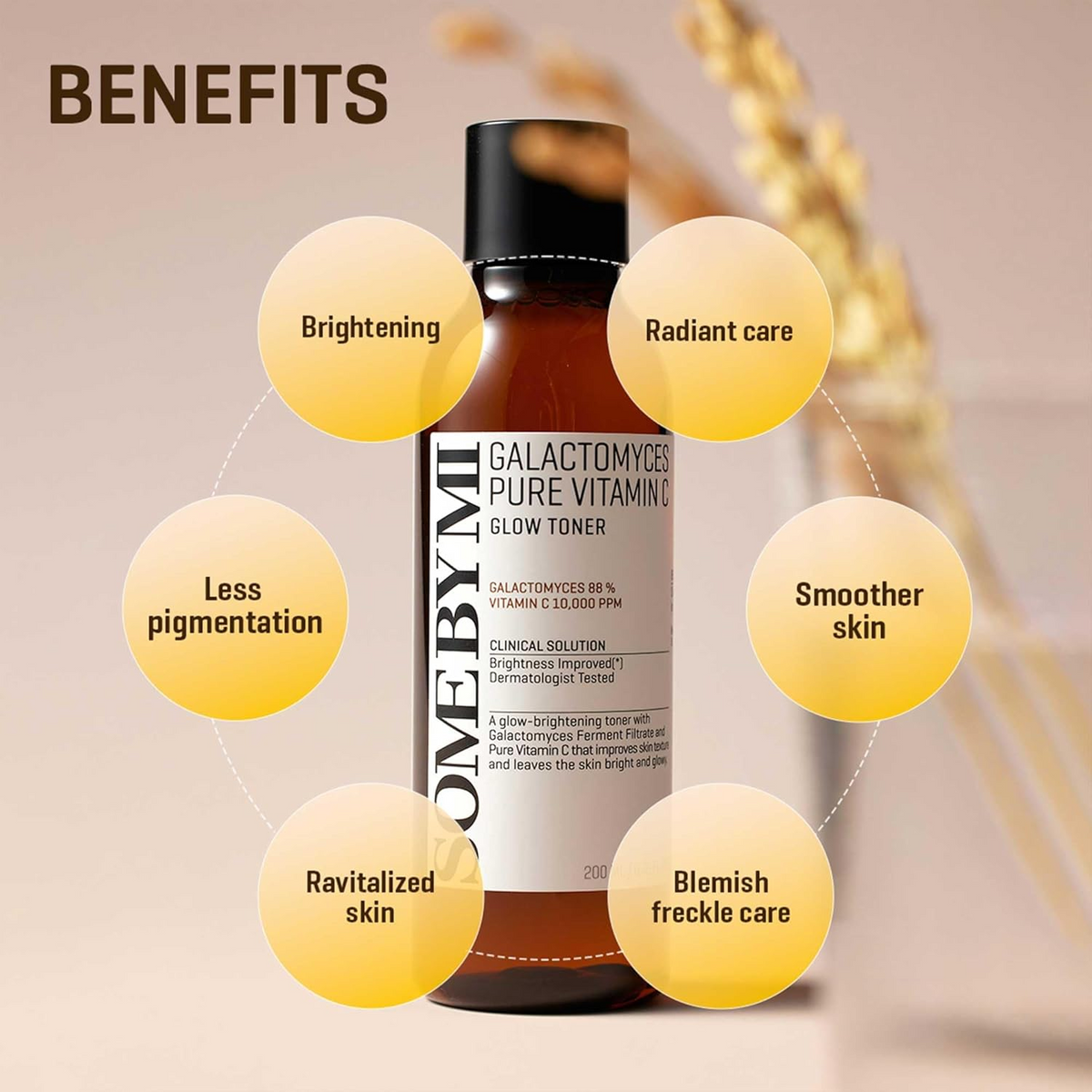 SOME BY MI Galactomyces Pure Vitamin C Glow Toner 200mL SOMEBYMI