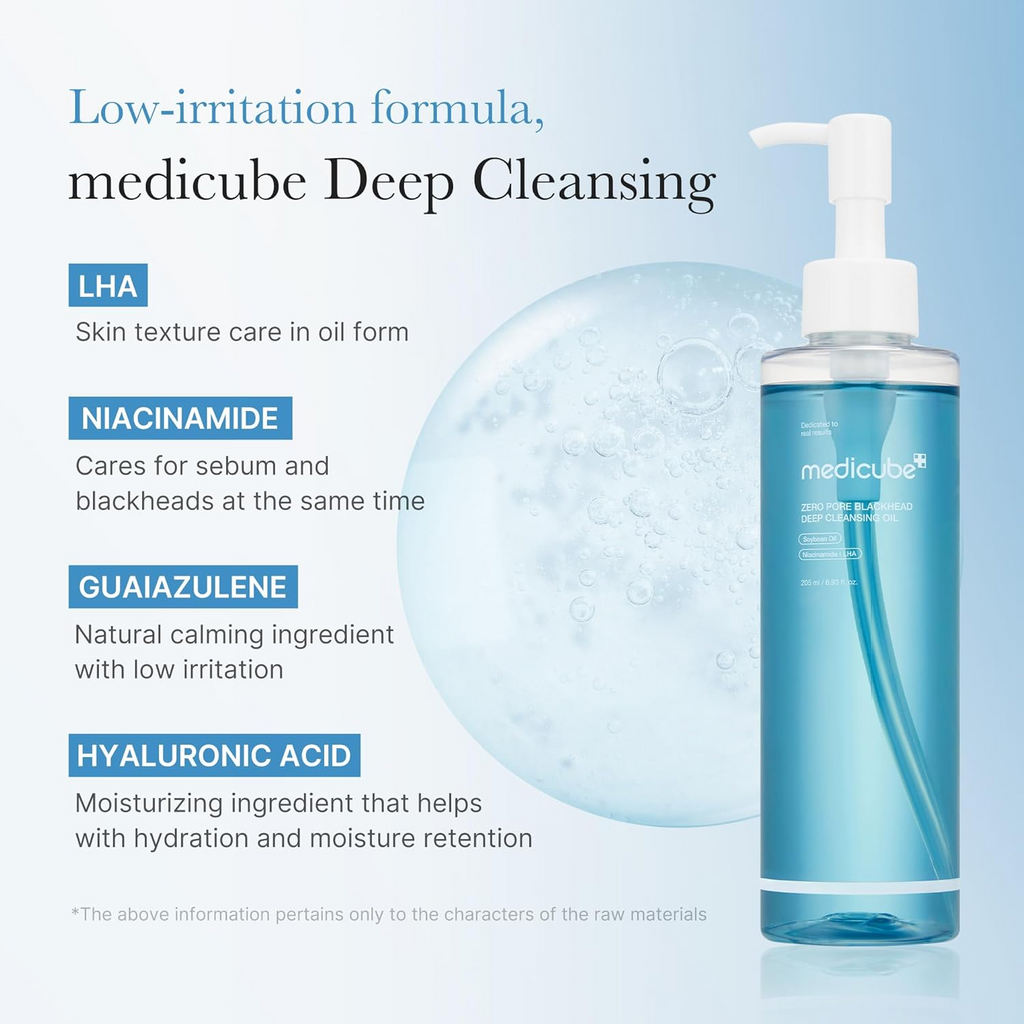 medicube Zero Pore Blackhead Deep Cleansing Oil 205mL MediCube