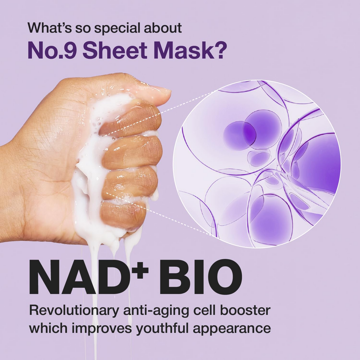 numbuzin No.9 NAD Bio Lifting-sil Full Face Mask (4 Packs) numbuzin